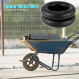 2 pcs Wheelbarrow Inner Tube, 4.80/4.00-8 Wheelbarrow Inner Tubes, Wheelbarrow Inner Tubes, For V1188-MS-227-2219