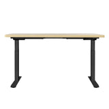 Artiss Standing Desk Motorised Dual Motor White Oak 140CM HASD-268-BKDF-NTDB-140