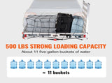 50 x 29.5 x 8.7 in Hitch Cargo Carrier, 500lb Capacity Trailer Hitch Mount Aluminum Cargo Basket V952-CHXLK47286500HPGUV0