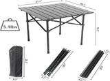 Portable Camping Table Folding Side Table Aluminum Lightweight Table with Carry Bag for Outdoor V1259-DP01-I-00019