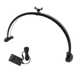 LED Desk Half Moon Light Black 3 Color Modes 10 Brightness Levels 28 Inch Professional Nail Desk V1294-YM0901-3119250063312