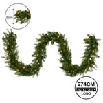 National Tree Company 274cm Pre-lit Christmas Garland - Dunhill Shimmer Fir 112_NATDU274