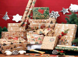 Christmas Gift Wrapping Paper - 6-Pack "Fireplace Sweet Dreams" Series V1192-D47