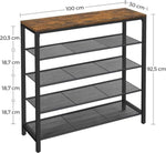 Shoe Rack Storage Organiser 4 Shelves V178-58084