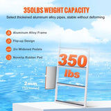Dock Ladder, Flip-Up 4 Steps, 159 kg Load Capacity, Aluminum Alloy Pontoon Boat Ladder with 50.8 mm V952-MTZTSFSJFHXJDNMHPV0