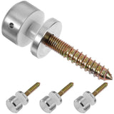 Heavy Duty Glass Standoff Silver Stainless Steel for Staircase Balcony 4Pcs V1192-AZ-W-20631