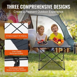 VEVOR Folding Camping Table, Outdoor Portable Side Tables, Lightweight Fold Up Table, Aluminum Alloy V952-HWZDBZLB66LBSYSOBV0