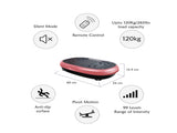 Social Hike 60cm Vibration Plate Machine Full Body Exercise Platform Pink V238-SUPDZ-39285893038160