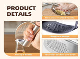 2025 New Stainless Steel Garlic Presser, Portable Manual Stainless Steel Garlic Press for Home V1258-DP02-C-2497