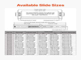 1 Pair 18-60 in Soft-Close Drawer Slides Ball Bearing Full Extension V952-ZXCTHG500B187YXM9V0