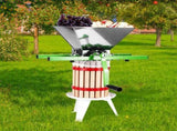 1.8 Gal/7L Fruit and Apple Crusher, Large Manual Grinder, Stainless Steel Fruit Scratter Pulper for V952-GJYZJLSBXG7LH0QABV0