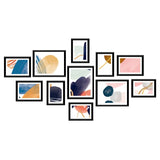 Artiss Photo Frames Art Holder 11PCS 5x7" 6x8" 8x10" Black PFS-11F-BK