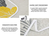 Delicate Quilted Coverlet and Pillowcases Set Soft Touch for a Restful Night - Queen size V745-MAC080162Q12U