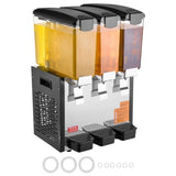 VEVOR Commercial Beverage Dispenser 10L x 3 Tanks Cold Juice Ice Drink Dispenser V952-SYYLJJBSJXS1DZ47WV3