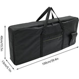 61 Key Keyboard Carry Bag Oxford Cloth Portable Padded Keyboard Case Waterproof with Handle Strap V1366-AZ2-W-15644