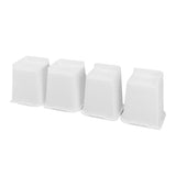 4 Pcs Furniture Risers 6 Inch Raise Trapezoid L Shape Top Anti Slip Bed Sofa Risers Furniture Leg V1294-YM0703-3114230002711