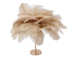 Decorative Table Lamp 30PCS Feathers USB Rechargeable Light Touch Control Desk Light Built in V1294-YM0901-3119230088515