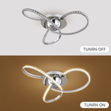 Irie Dimmable 3 Lights LED Ceiling Light - Chrome V558-LL002CL011CH