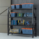 Giantz 2Mx2M Warehouse Shelving Garage Rack WR-F-20205-200BK-ABC