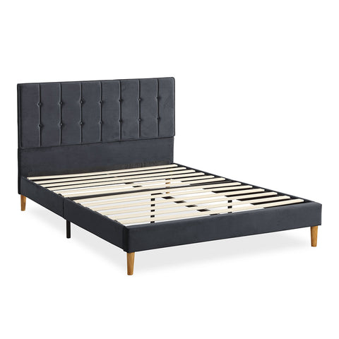 Levede Bed Frame Queen Size Mattress Grey BF1041-Q-GY