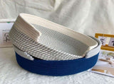 Grey and White Chic Two-Tone Woven Cotton Rope Cat Bed - Cozy Handmade Pet Nest & Storage Basket V888-ELOSUNG27907