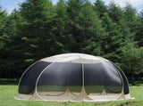 Pop Up Screen House Tent 3x3m, 6-8 Person 220cm Tall Mosquito Net Tent,Spacious 3.8m dome fits 6-8 V1337-TN-1WJN-W0M5