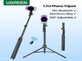 UGREEN 15062 Selfie Stick Tripod with Remote 1.5M V28-ACBUGN15062