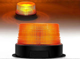 Rechargeable LED Strobe Light, 12V-24V Orange Emergency Warning Beacon V1263-JX-5809