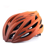 unisex bicycle helmet, gradient helmet, integrated molded helmet, road cycling helmet, breathable V1102-140-59033-ORG-L