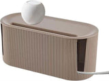 Cable Management Box Organizer, ABS Cord Hider With Ventilation Holes And Sliding Lid, For Home V1237-ZY-807-270