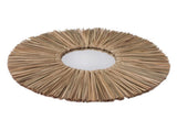 Woven Wall Mirror Decorative Hanging Round Seagrass Wall Mirror for Bedroom Living Room Home V1294-YM0703-3115230038812