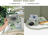 Fuji WIDE 400 Camera Case, PU Leather Protective Case Compatible for Instax WIDE 400 Instant Camera V1366-AZ2-W-02287