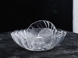 Luxshiny Transparent Acrylic Lotus Bowl - Lightweight Serving Bowl for Salad, Fruits, Desserts, V1189-WXFWAL-20260326-01862