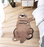 Cute Soft Small Sloth Shaped Mat for Bathroom,Showroom Bathmat,Non-Slip Baths,Play Carpet Area V1188-CYX-LHJ-1469