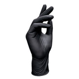 300Pcs Black Nitrile Gloves-Extra Large V1221-XM-DJST-04
