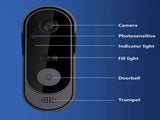 Smart Wireless Video Doorbell, WiFi Home Intercom, HD Night Vision V1263-JX-5049