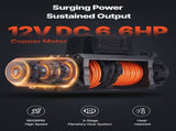 Electric Winch, 5400 kg Load Capacity, 12V DC Truck Winch with 9.5 mm x 28 m Synthetic Rope, V952-HCSDDJP12000QOPIX001V9
