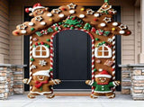 Christmas Decoration 2D Flat Banner Merry Christmas Archway Front Porch Decor - 06 - Size 190-250CM V1106-128-69458-06-190-250CM