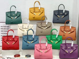 2025- Euro-american Elegant Crocodile Leather Handbag Bag - Birkin 35,red ,palladium Hardware V1192-D84