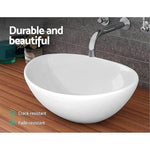 Ceramic Bathroom Basin Vanity Sink Oval Above Counter Top Mount Bowl V63-840991