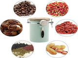 Green Coffee Container with CO2 Valve 1.8L Airtight Storage Jar V1188-MAG101-05704-2