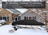 Sliver Heavy-Duty V-Hull Shield for 11 to 13 FT Yachts - All-Weather Water / Dust / UV Resistant V888-ELOSUNG42959