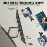 VEVOR Full Motion TV Fits for Most 37-90 inch TVs, Swivel Tilt Horizontal Adjustment TV Wall V952-BGDS600400228OBYHV0