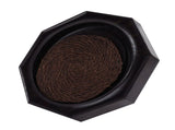 Bamboo Tea Tray Teapot Mat Serving Tray Coaster Kitchen Tea Ceremony AccessoriesBrown Octagonal V1294-YM0901-3118210075911