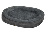 Pawz Orthopedic Plush Dog Bed Soft Washable Pet Bed Grey Cosy Cushion M Size PT1354-M-GY-AU