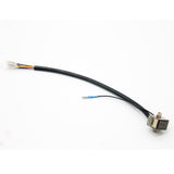 Motorcycle Gear Indicator with Black Digital Display and LED Lights Showing Gear Numbers 0 to 6 V1369-AZ3-W-13370