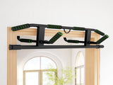 Multi-Grip Pull Up Bar Doorway Chin Up Horizontal Bar Home Gym Workout 101cm Length PUB-A-5006A-BK