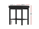 A Set of 4 Artiss Metal Bar Stools PU Seat Dining Counter Chairs BA-TW-W0087-BKX4