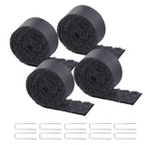 VEVOR 4 Rolls Rubber Mulch Roll for Landscaping 120 x 4.5in Rubber Mulch Mat V952-XJJFGW4J120ITV949V0
