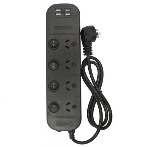 Jackson 4 Outlet Individually Switched Power Board w/ 4 x USB 011.165.1023